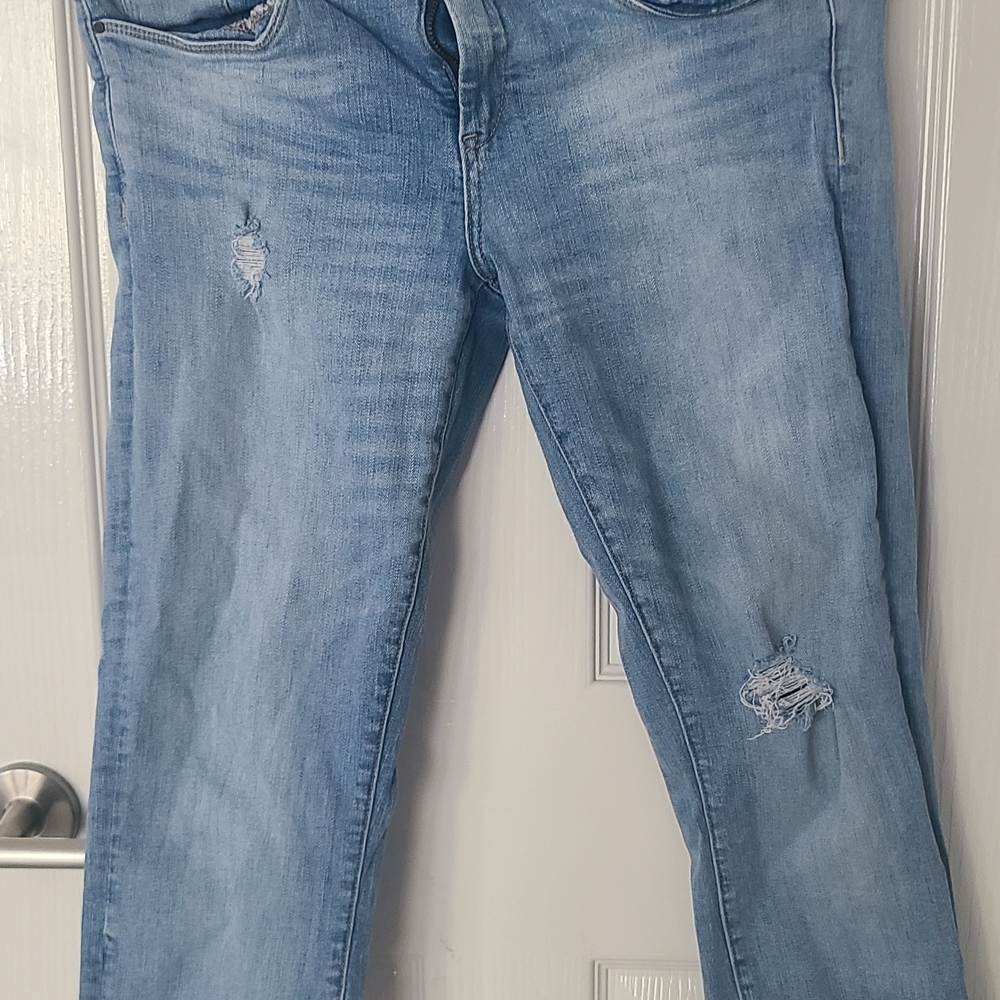 Blank NYC Light Blue Ripped Skinny Jeans